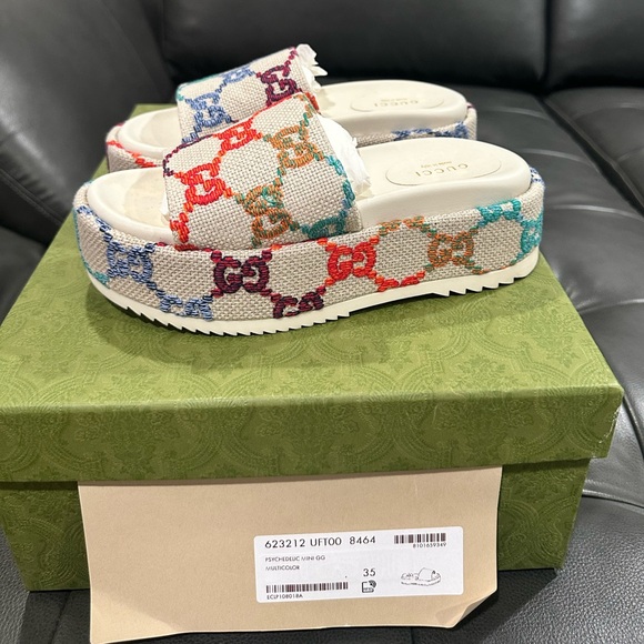 Gucci Platform Slides - Picture 7 of 8